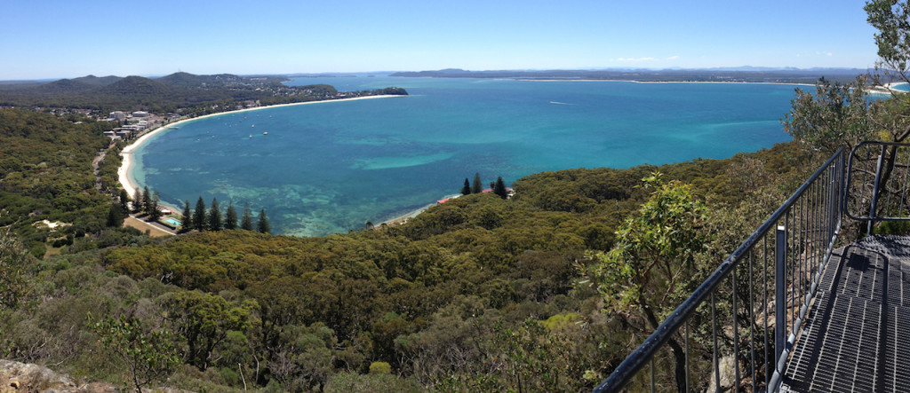 Shoal Bay Scenic Views From Mt Tomaree, Australia